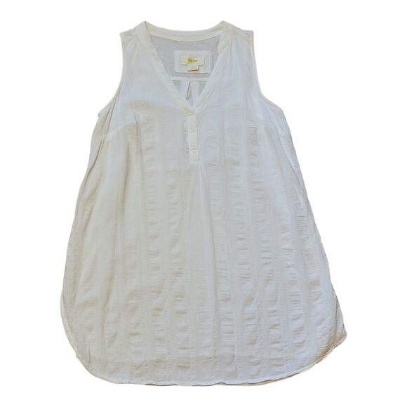Maeve Tops - Maeve by Anthropologie Tunic Top Womens XS White Sleeveless V-Neck Vanilla Girl